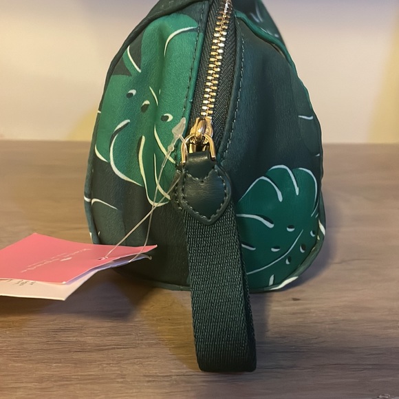 NWT Kate Spade Chelsea monstera leaves small bag, green - Picture 5 of 10